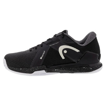 Men`s Sprint Pro 4.0 SF Tennis Shoes Black and White HEAD