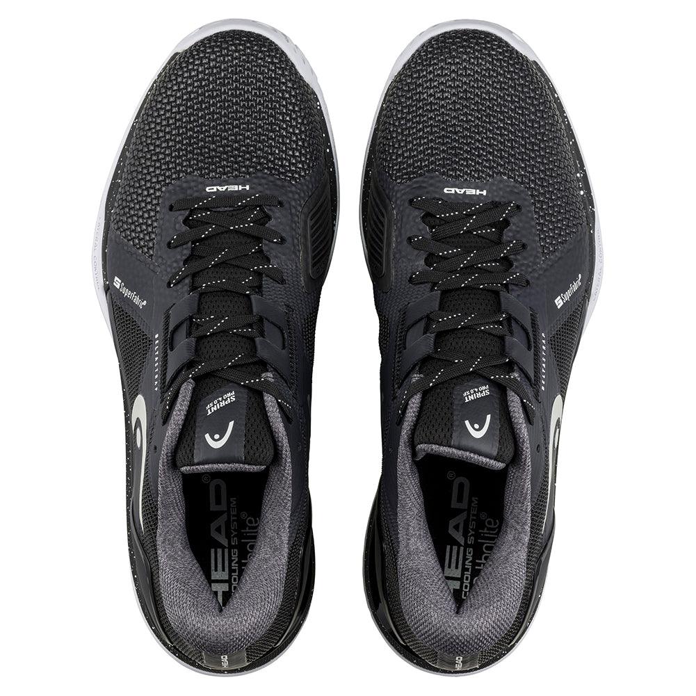 Men`s Sprint Pro 4.0 SF Tennis Shoes Black and White HEAD