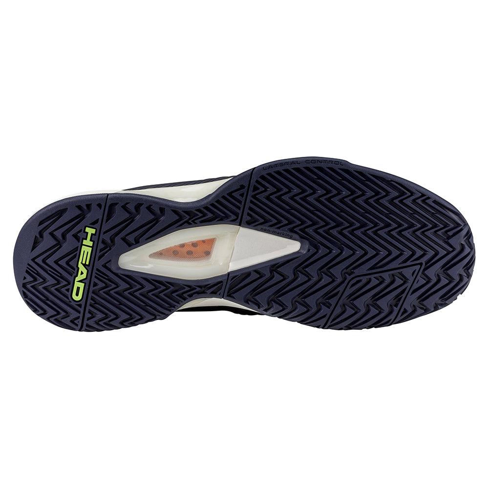 Men`s Revolt Pro 4.5 Tennis Shoes Navy and Lime HEAD