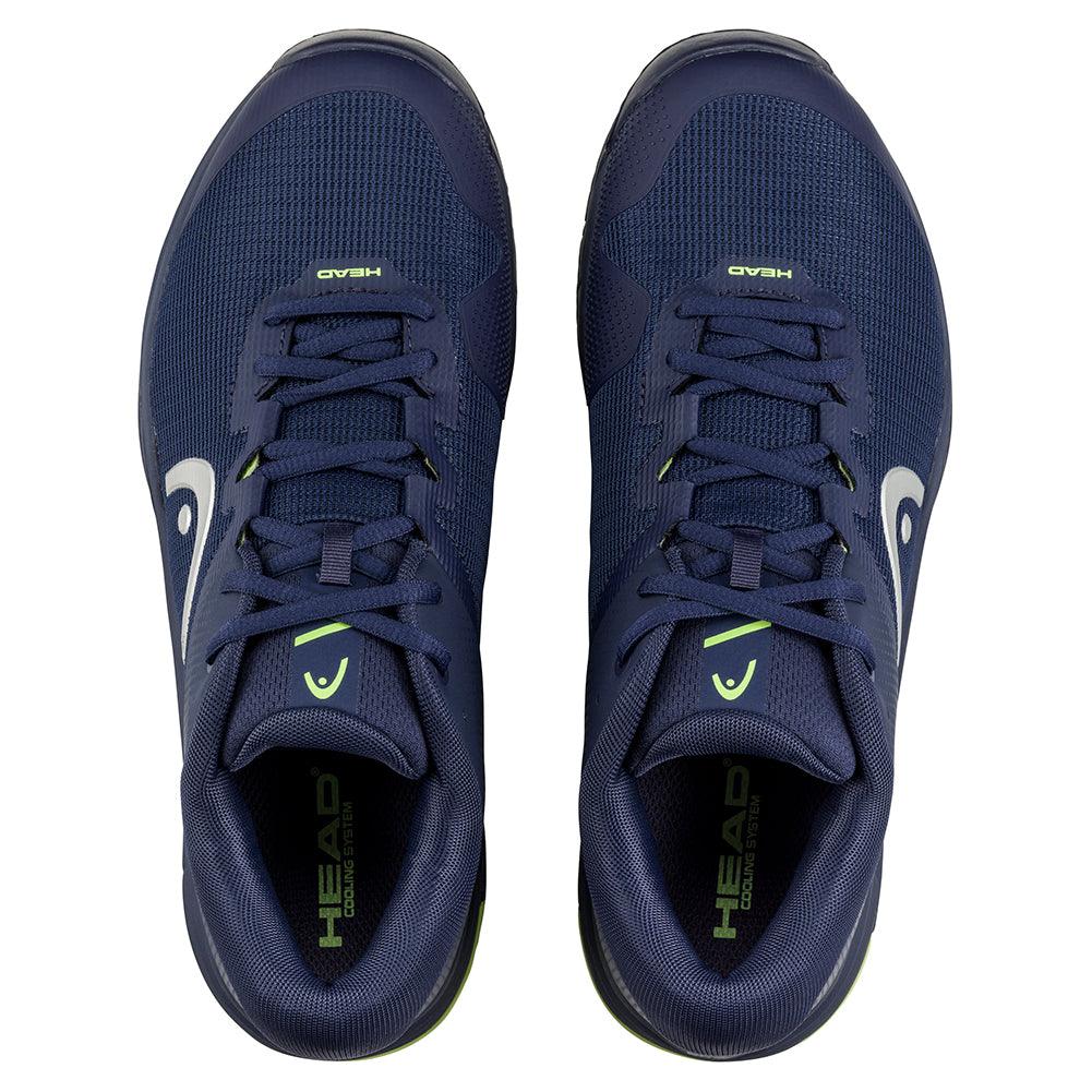 Men`s Revolt Pro 4.5 Tennis Shoes Navy and Lime HEAD