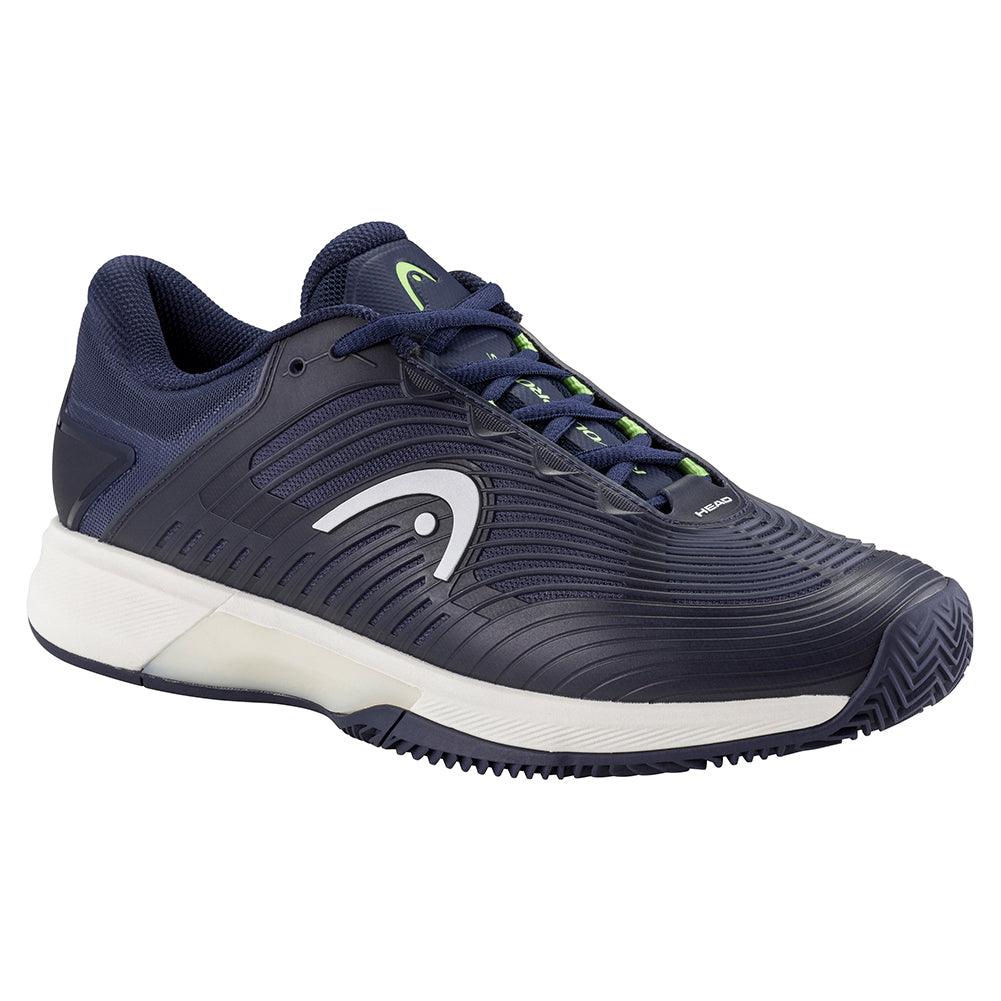 Men`s Revolt Pro 4.5 Clay Tennis Shoes Navy and Lime HEAD