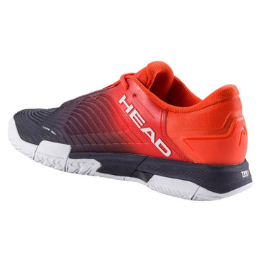 Men`s Revolt Pro 4.5 Wide Tennis Shoes Dark Blue and Red HEAD