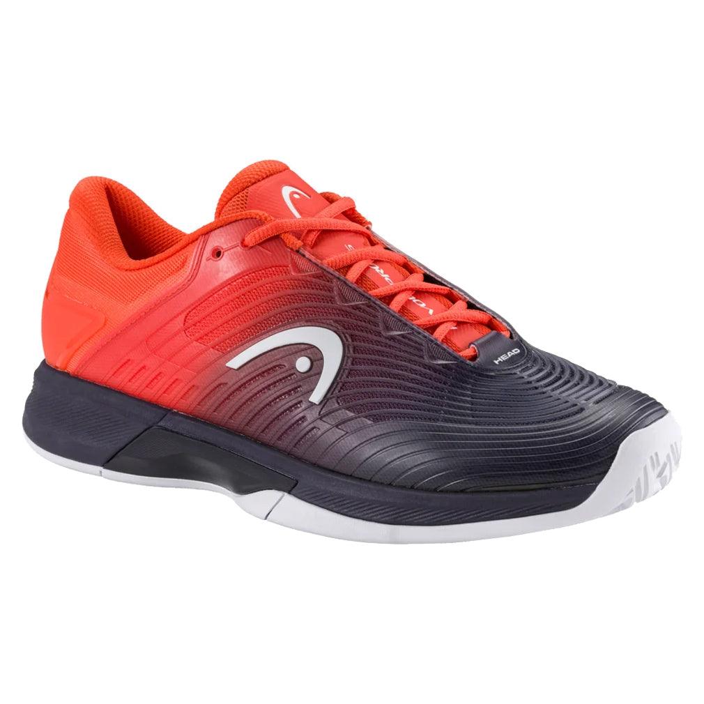 Men`s Revolt Pro 4.5 Wide Tennis Shoes Dark Blue and Red HEAD DARK BLUE/RED 7