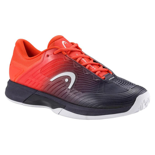 Men`s Revolt Pro 4.5 Wide Tennis Shoes Dark Blue and Red HEAD DARK BLUE/RED 7
