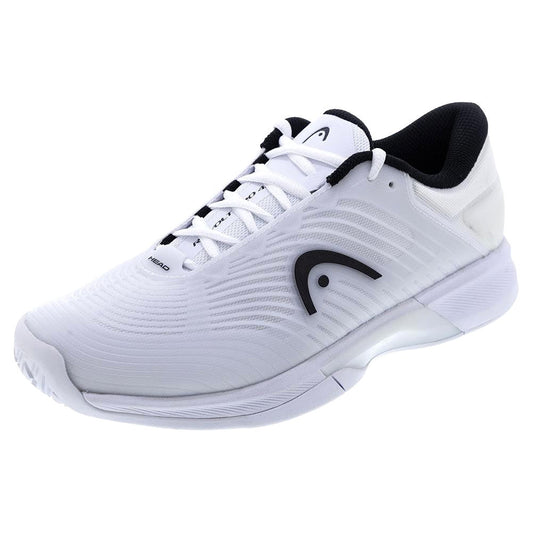 Men`s Revolt Pro 4.5 Tennis Shoes White and Black HEAD 7 White