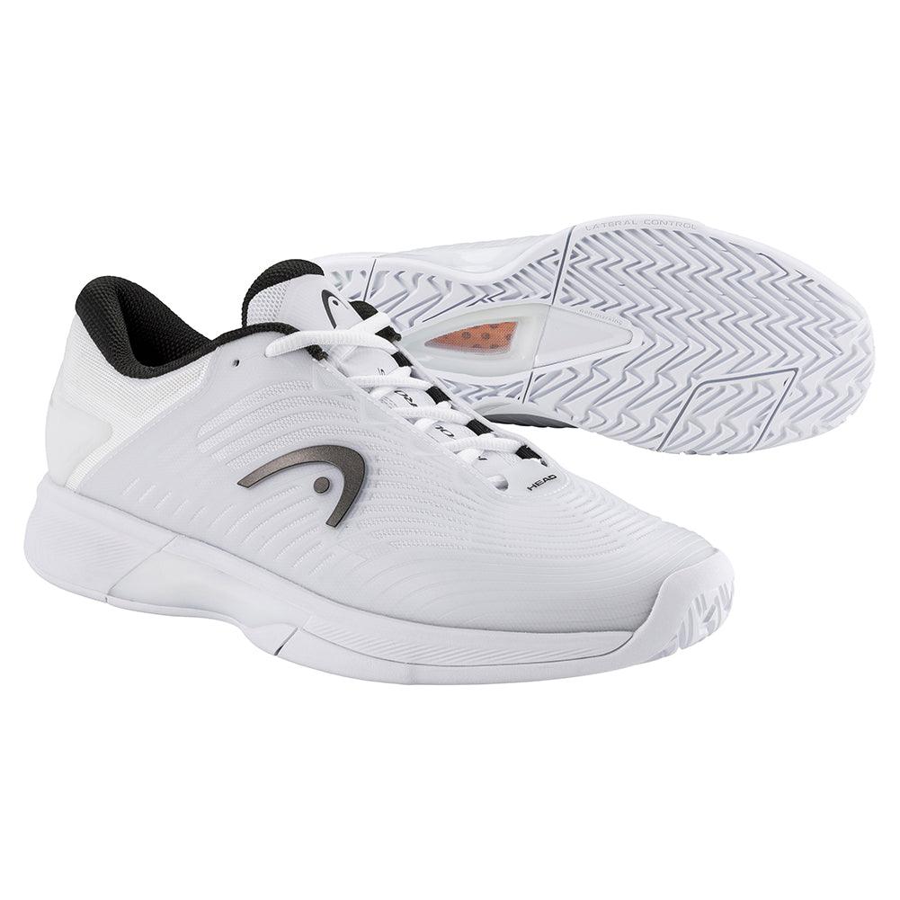 Men`s Revolt Pro 4.5 Tennis Shoes White and Black HEAD