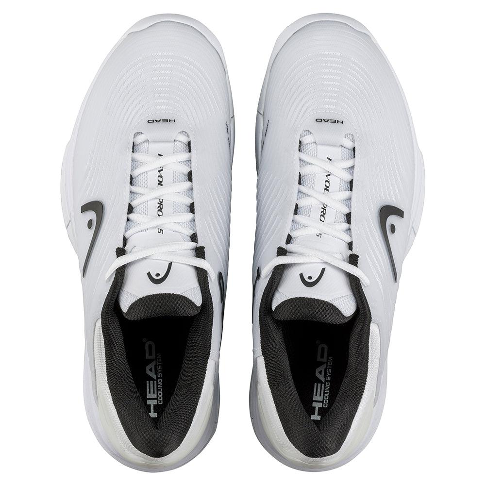 Men`s Revolt Pro 4.5 Tennis Shoes White and Black HEAD
