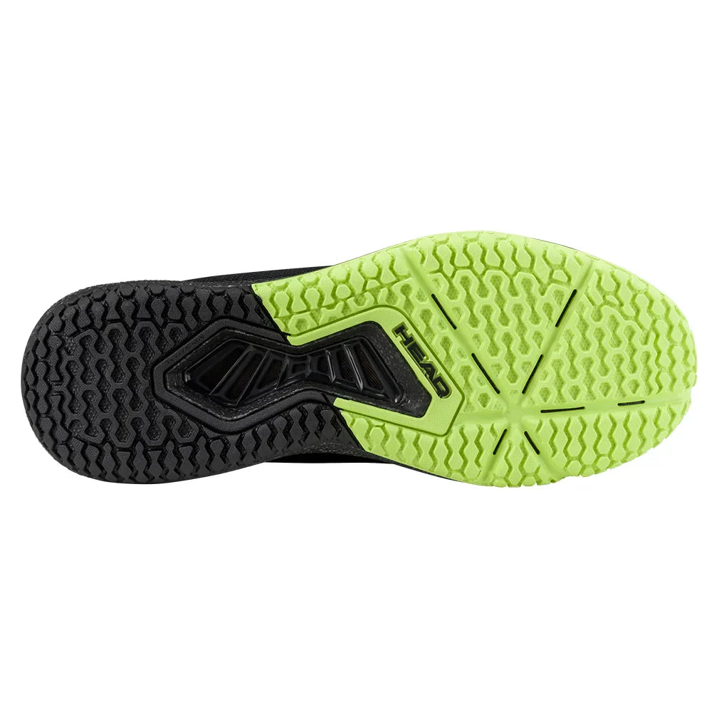 Men`s Motion Pro Pickleball Shoes Black and Lime HEAD