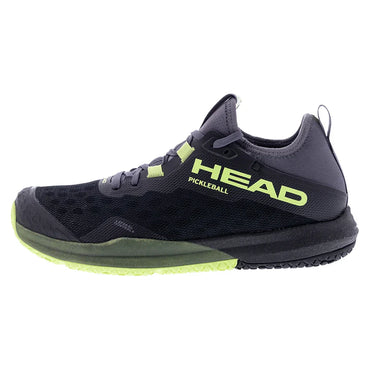 Men`s Motion Pro Pickleball Shoes Black and Lime HEAD