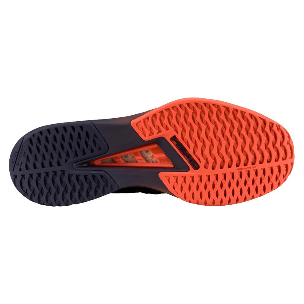 Men`s Sprint Pro 4.0 Wide Tennis Shoes Dark Blue and Red HEAD