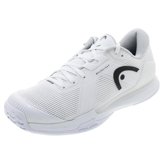 Men`s Sprint Pro 4.0 Wide Tennis Shoes White and Black HEAD 7 White