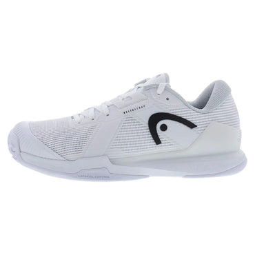 Men`s Sprint Pro 4.0 Wide Tennis Shoes White and Black HEAD