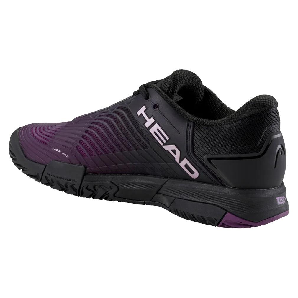 Women`s Revolt Pro 4.5 Tennis Shoes Black and Plum HEAD