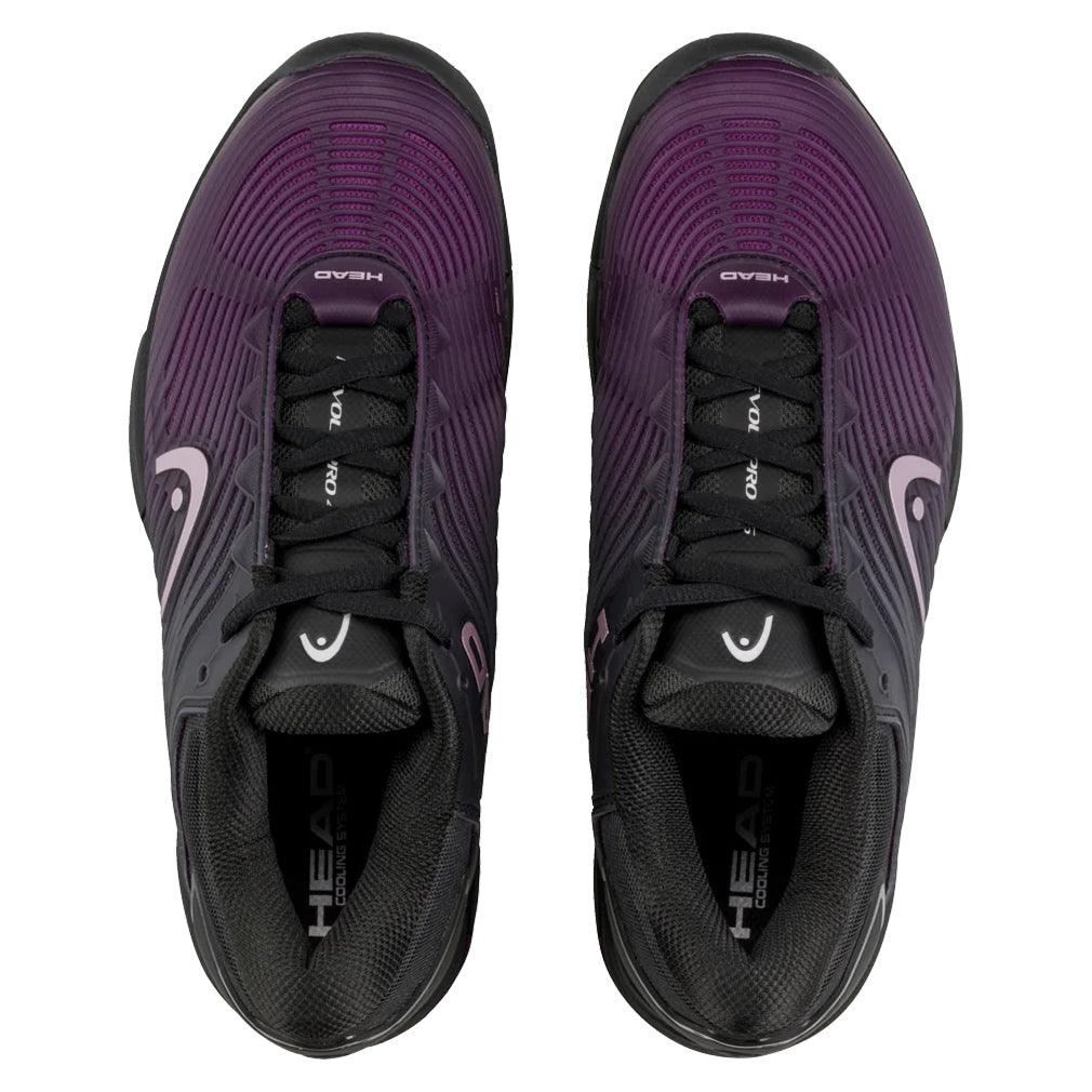 Women`s Revolt Pro 4.5 Tennis Shoes Black and Plum HEAD
