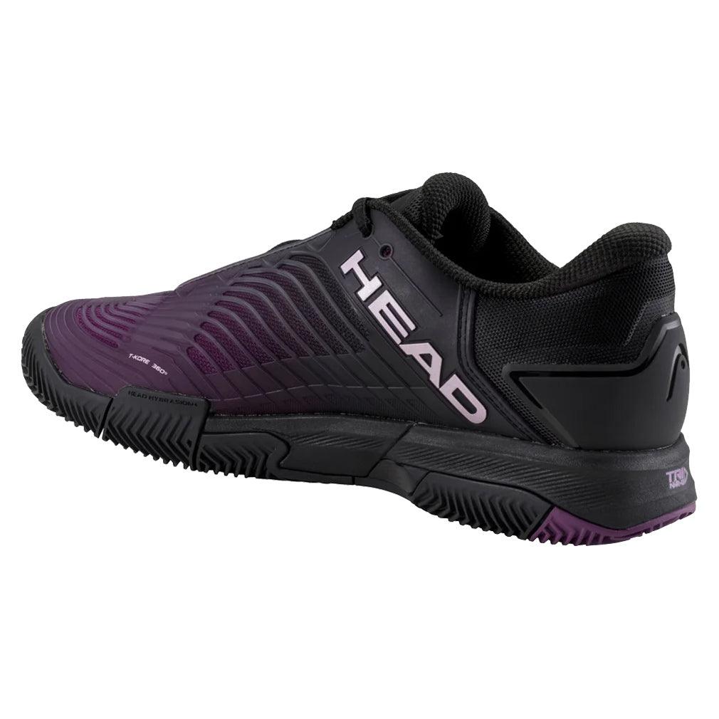 Women`s Revolt Pro 4.5 Clay Tennis Shoes Black and Plum HEAD
