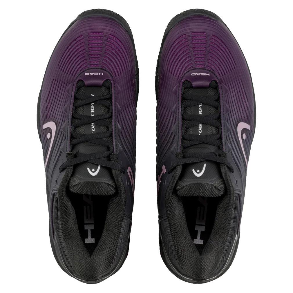 Women`s Revolt Pro 4.5 Clay Tennis Shoes Black and Plum HEAD