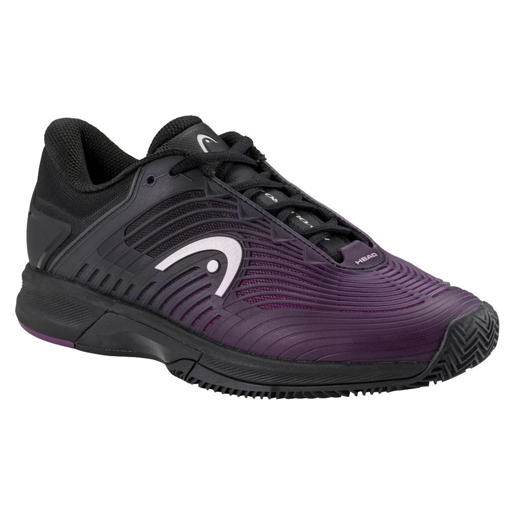 Women`s Revolt Pro 4.5 Clay Tennis Shoes Black and Plum HEAD 5.5 Black