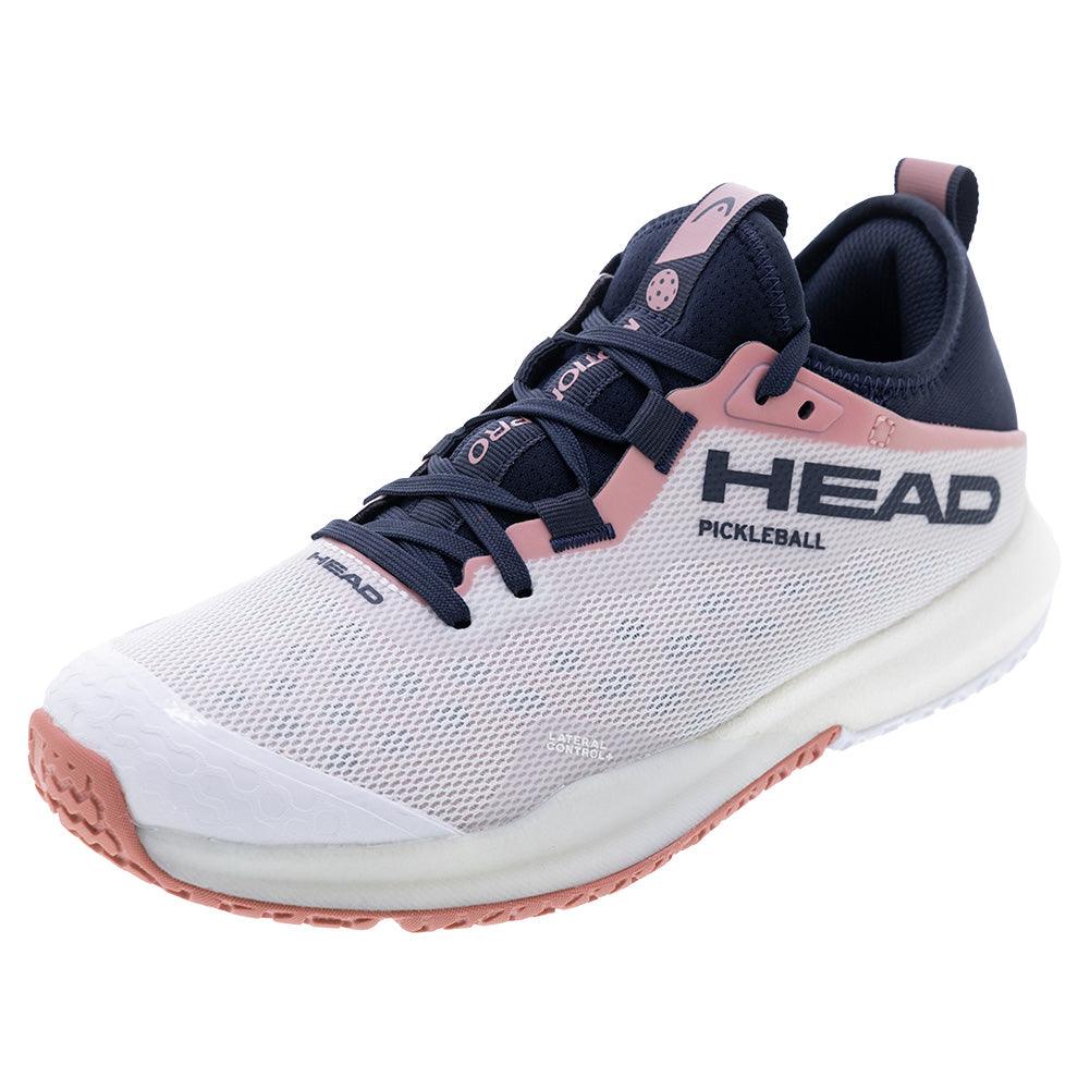 Women`s Motion Pro Pickleball Shoes White and Blueberry HEAD White 5.5