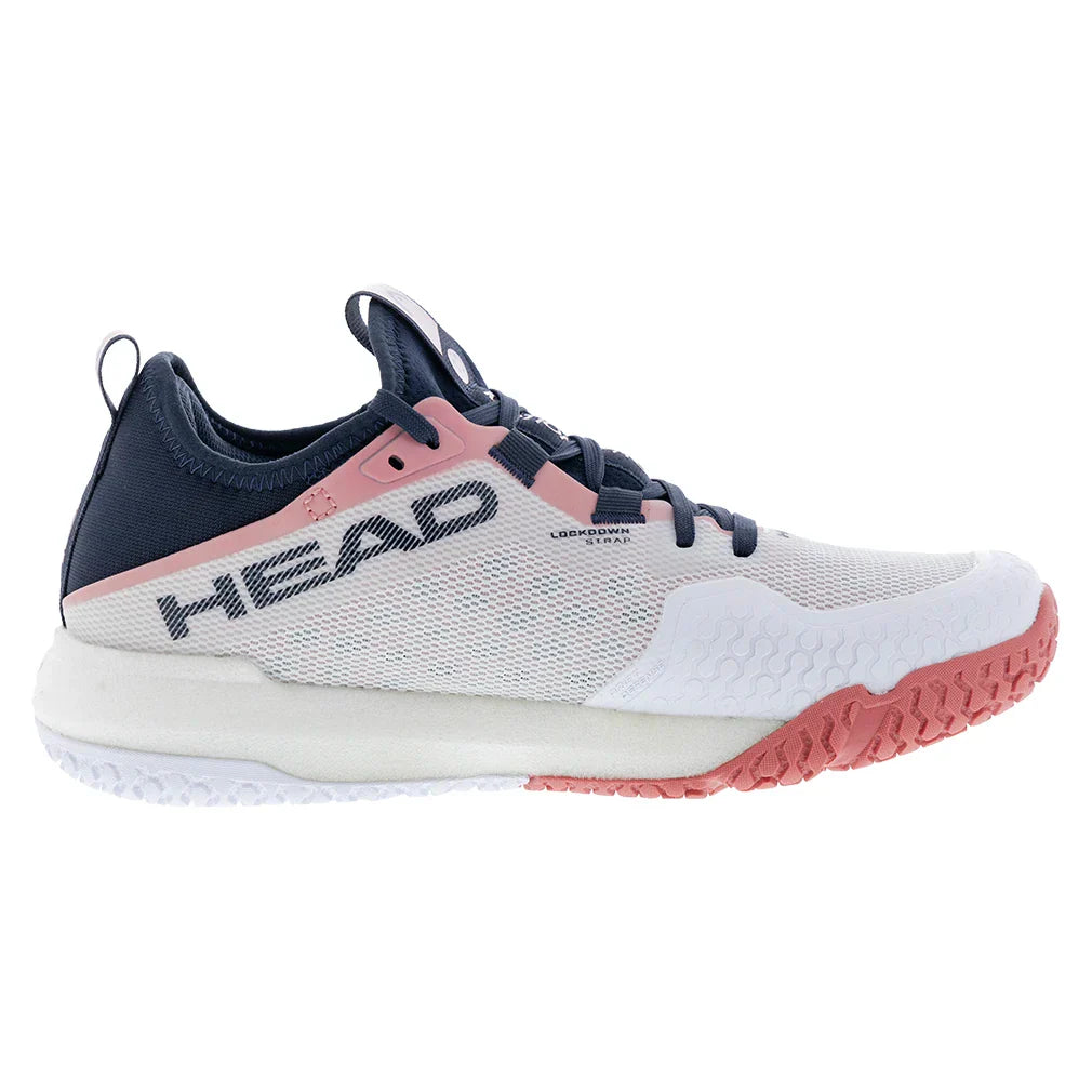 Women`s Motion Pro Pickleball Shoes White and Blueberry HEAD
