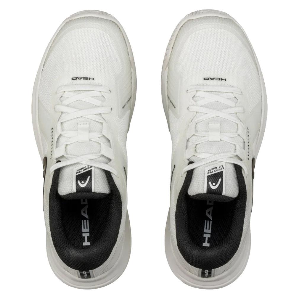 Juniors Sprint Pro 4.0 Tennis Shoes White and Black HEAD