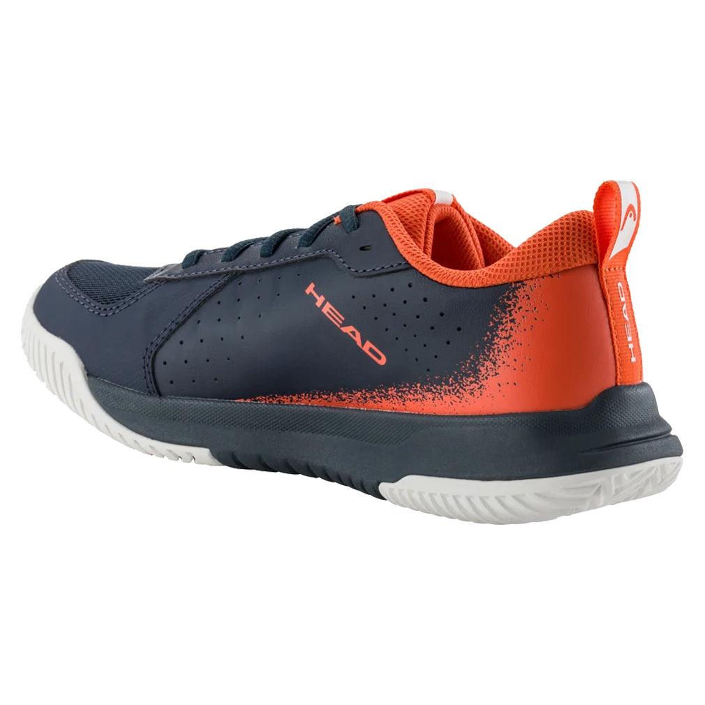 Juniors Sprint Court 4.0 Clay Tennis Shoes Dark Blue and Red HEAD