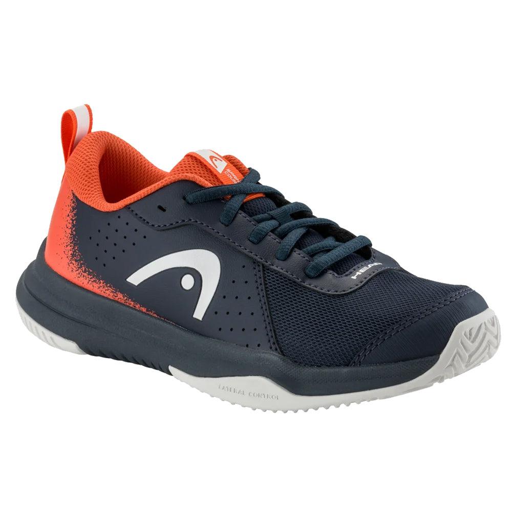 Juniors Sprint Court 4.0 Clay Tennis Shoes Dark Blue and Red HEAD 2Y Blue