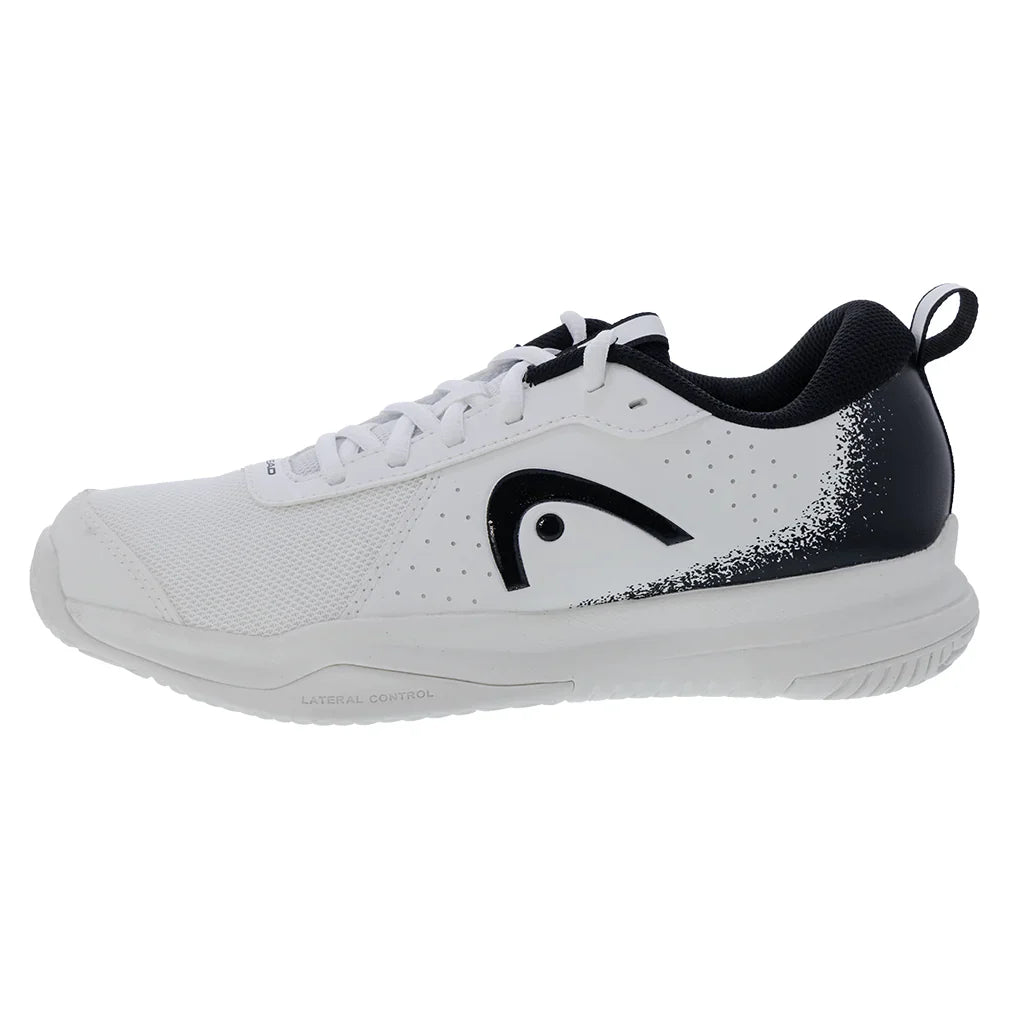 Juniors Sprint Court 4.0 Tennis Shoes White and Black HEAD