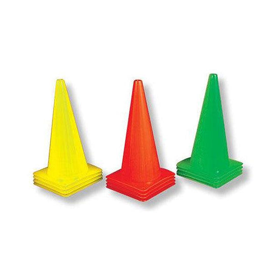Stoplight Cones Set of 12 Training ONCOURT OFFCOURT Red