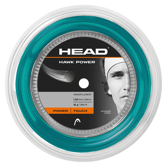 Hawk Power 16G Tennis String Reel Petrol HEAD Default Title