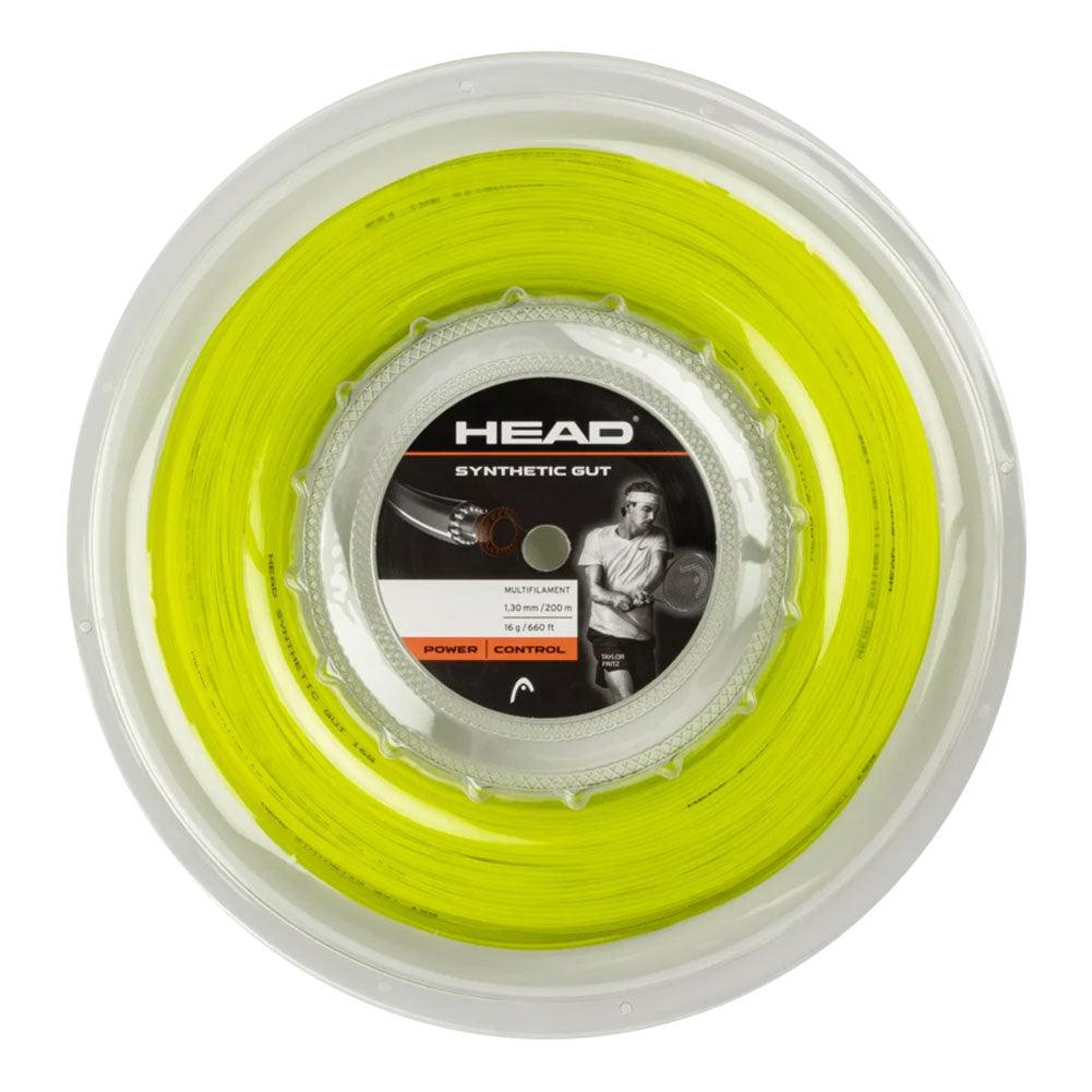 Synthetic Gut Tennis String Reel Strings HEAD Yellow 16