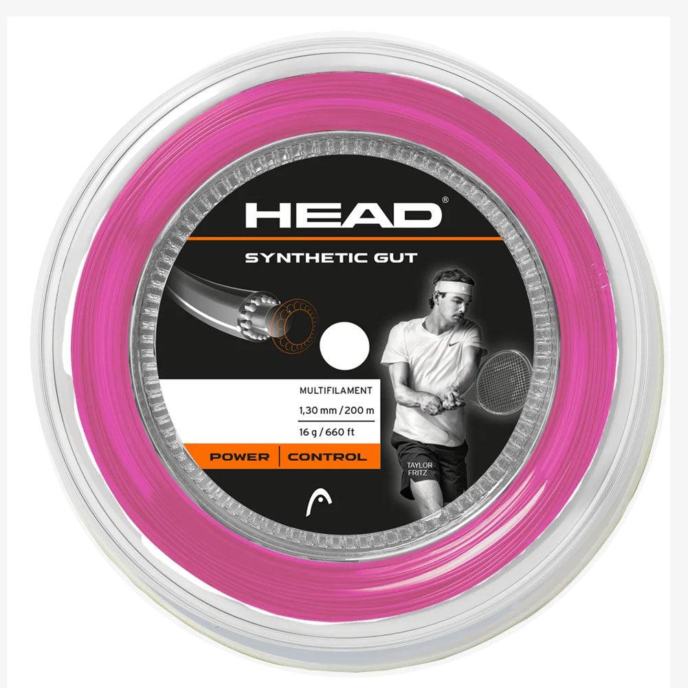 Synthetic Gut Tennis String Reel Strings HEAD Pink 17