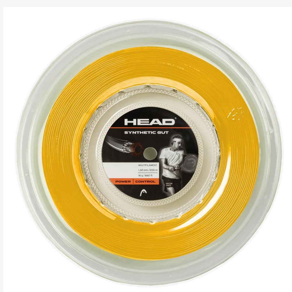 Synthetic Gut Tennis String Reel Strings HEAD Gold 16