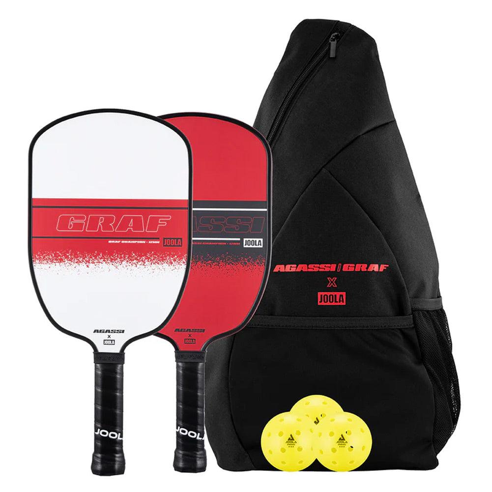 Agassi / Graf Champion Pickleball Set PICKLEBALL PADDLES JOOLA Default Title