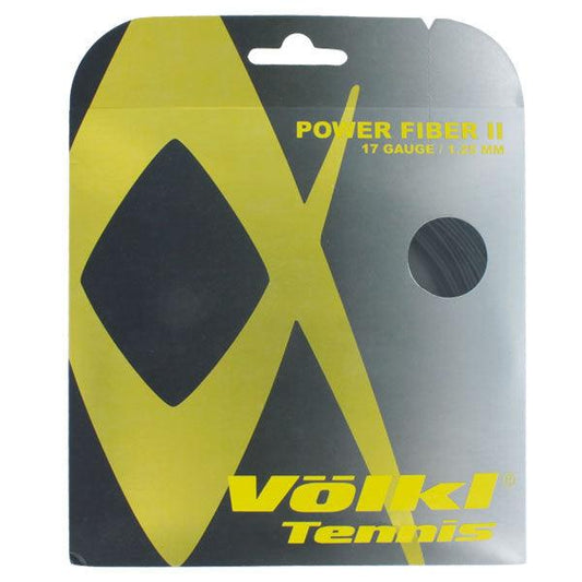 Power Fiber II 17G Black Tennis String Strings VOLKL Default Title