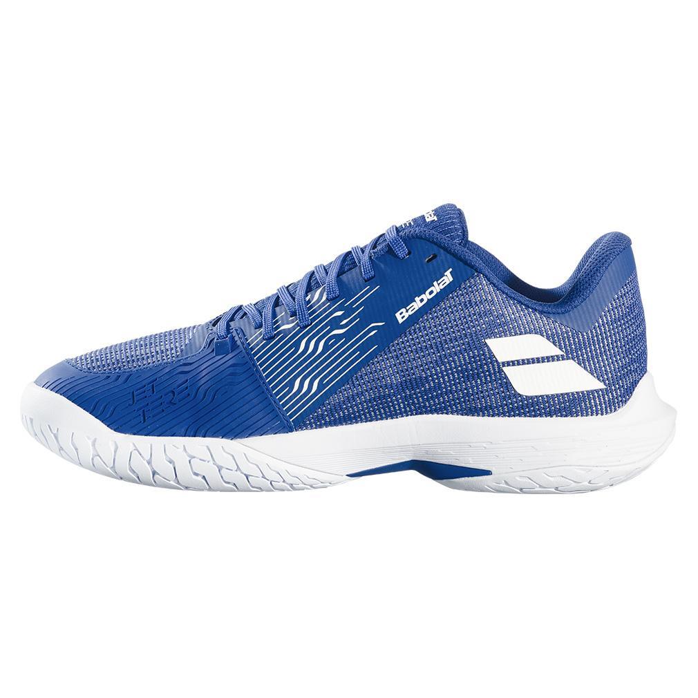 Men's Jet Tere 2 All Court Tennis Shoes Mombeo Blue Top Tennis Shoes BABOLAT