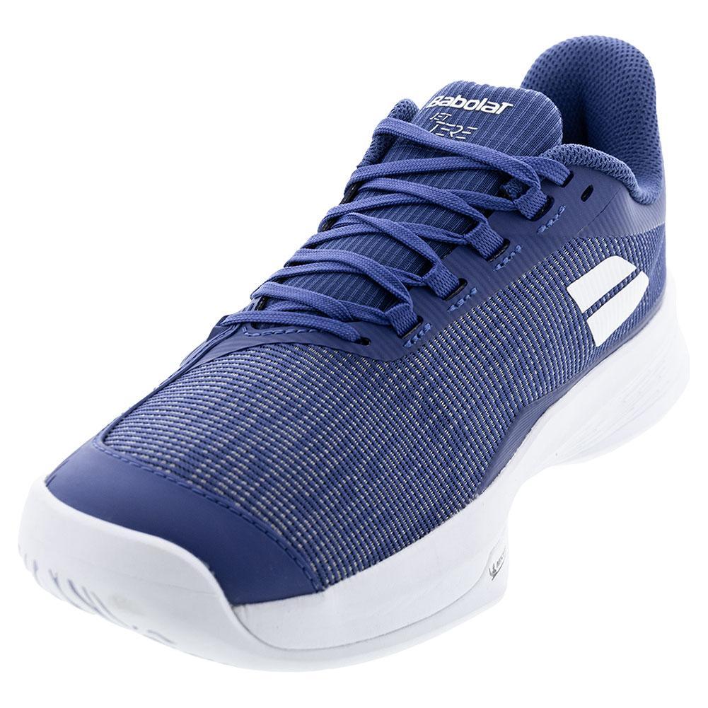 Men's Jet Tere 2 All Court Tennis Shoes Mombeo Blue Top Tennis Shoes BABOLAT 8