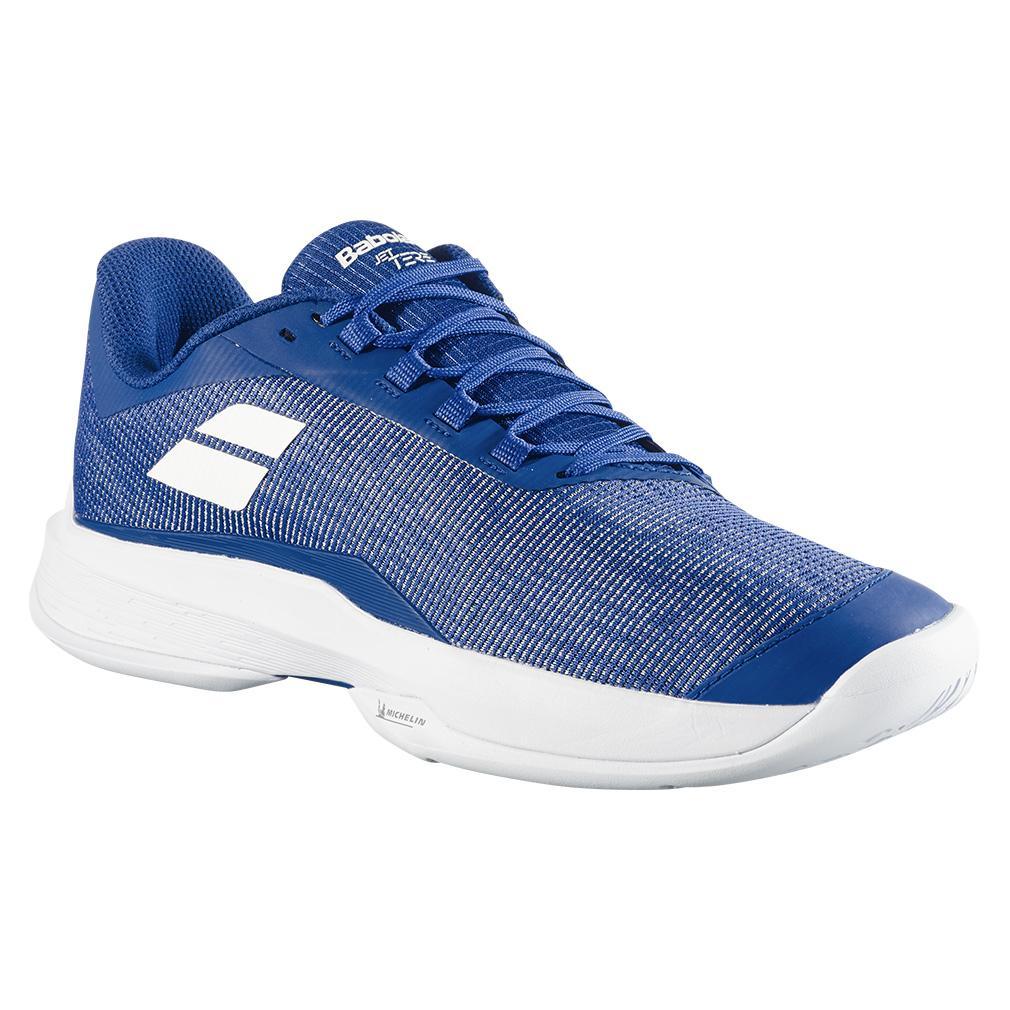 Men's Jet Tere 2 All Court Tennis Shoes Mombeo Blue Top Tennis Shoes BABOLAT