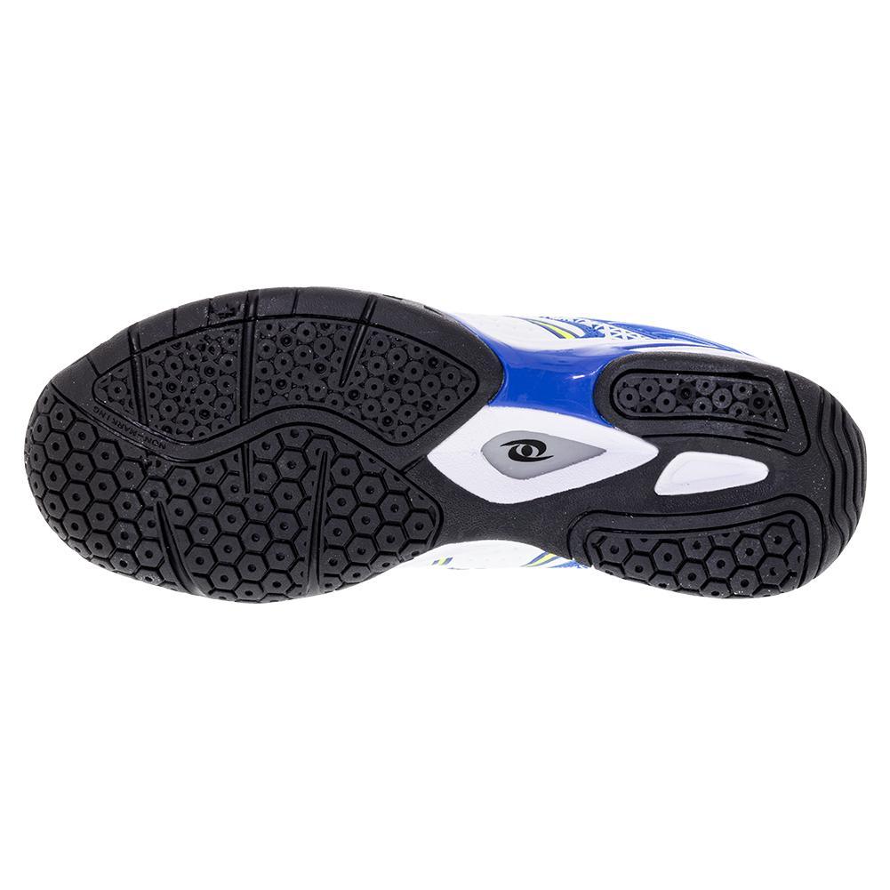 Unisex Dinkshot Pickleball Shoes White and Royal Shoes ACACIA