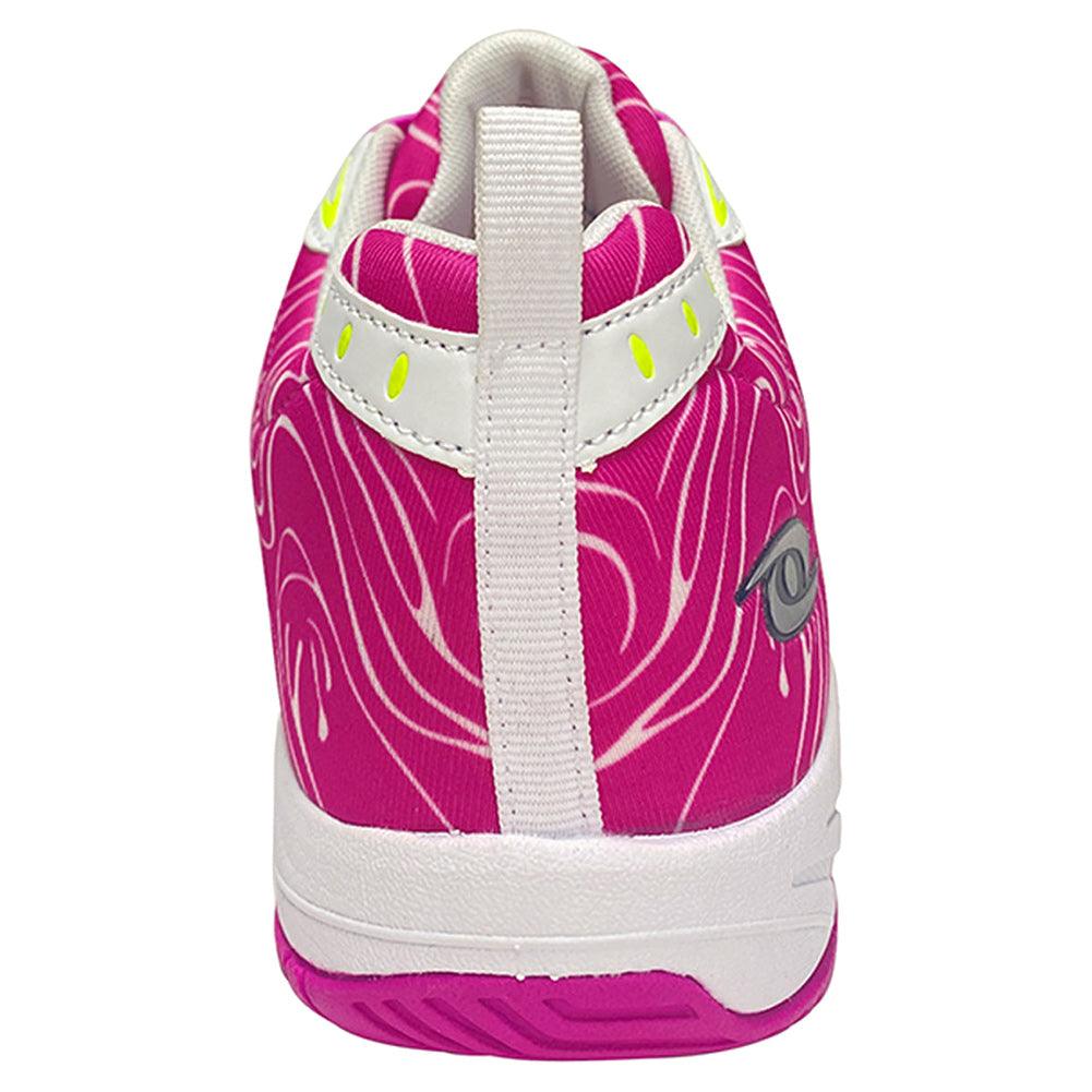 Women`s DinkShot Pickleball Shoes White and Pink Womens Shoes ACACIA