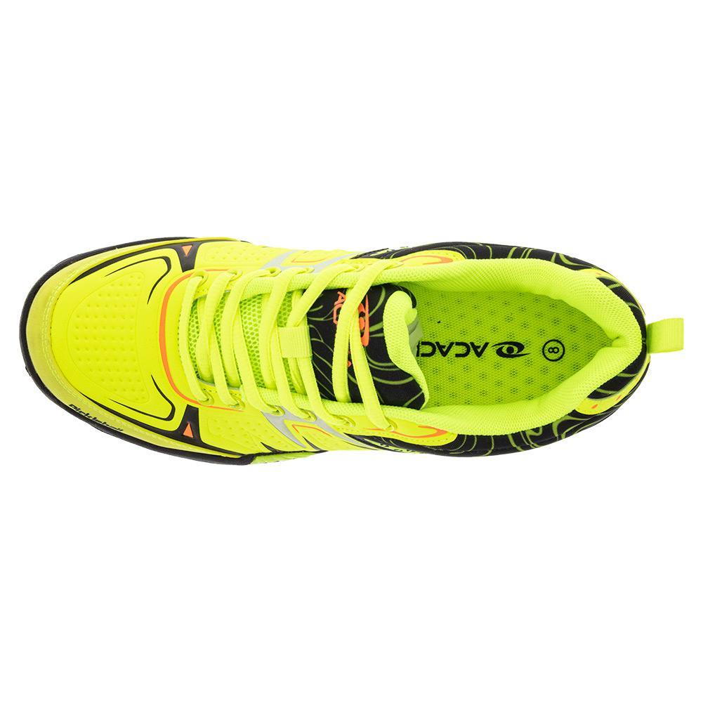Unisex DinkShot Pickleball Shoes Lime and Black Shoes ACACIA