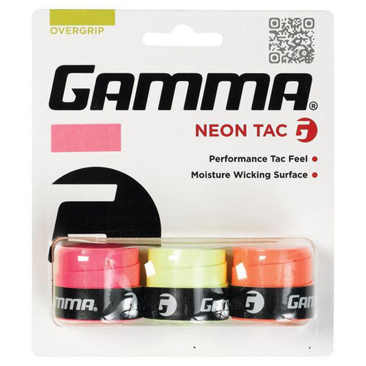 Neon Tac 3 Pack Tennis Overgrip Grips GAMMA Default Title