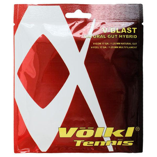 V-Blast 17G Hybrid Tennis String Strings VOLKL White