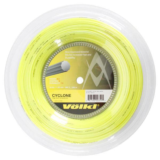 Cyclone 18G Neon Yellow Tennis String Reel Strings VOLKL Default Title