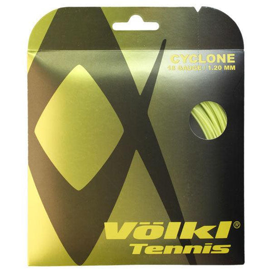 Cyclone 18G Neon Yellow Tennis String Strings VOLKL Yellow