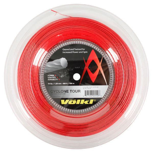 Cyclone Tour 18G/1.20MM Red Reel Tennis String Strings VOLKL Default Title