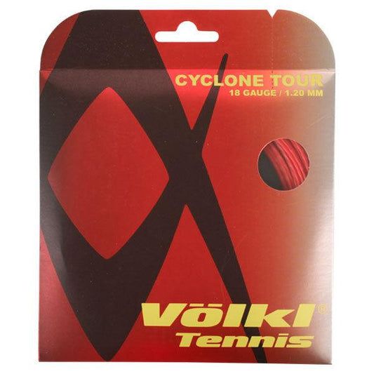 Cyclone Tour 18G/1.20MM Red Tennis String Strings VOLKL Red