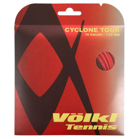 Cyclone Tour 16G/1.30MM Red Tennis String Strings VOLKL Default Title