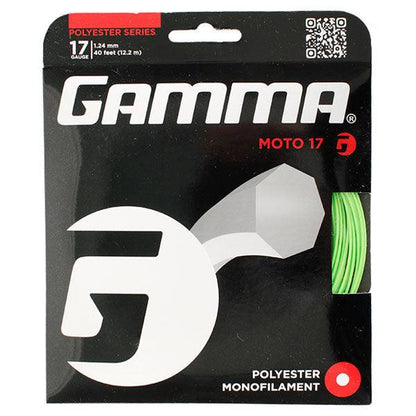 Moto 17G Tennis String Lime Strings GAMMA Green