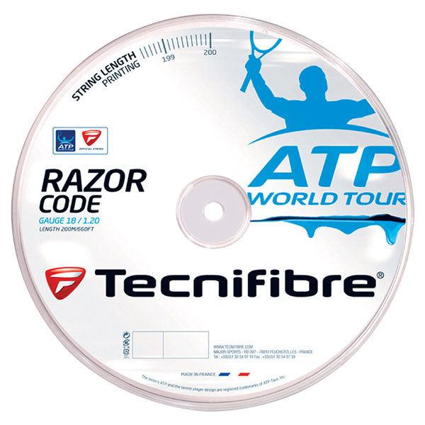 ATP Razor Code 1.20MM/18G Tennis String Reel Carbon Strings TECNIFIBRE Gray