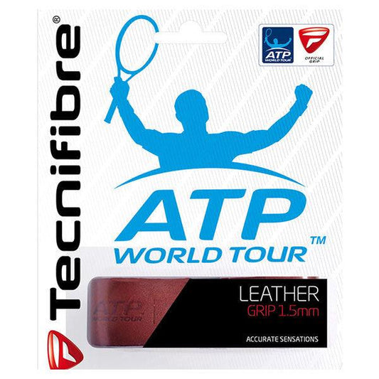 Leather Replacement Tennis Grip Chestnut Grips TECNIFIBRE Brown